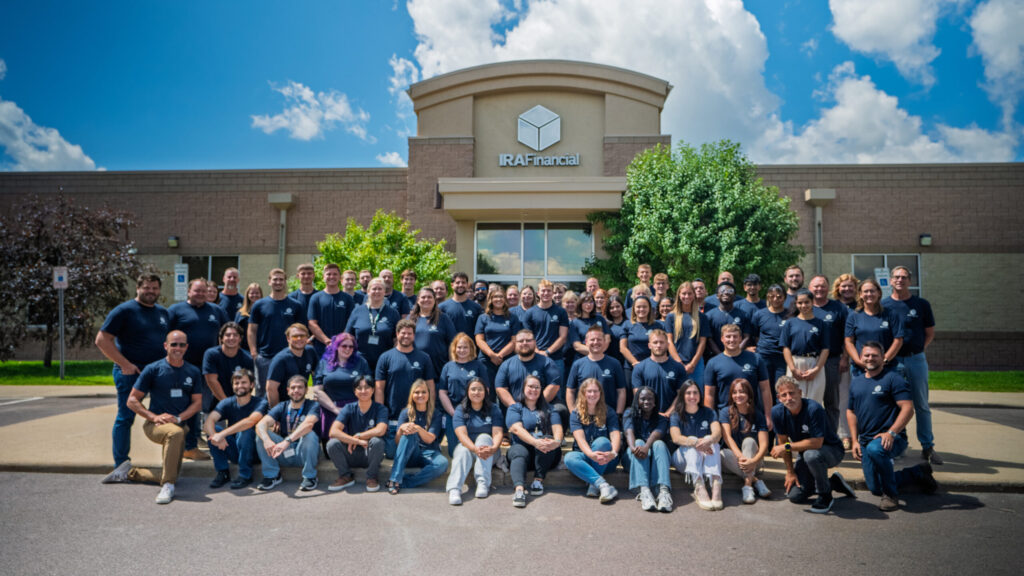 IRA Financial Building and team photo