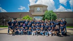IRA Financial Building and team photo