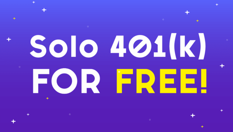 Solo 401(k) for free